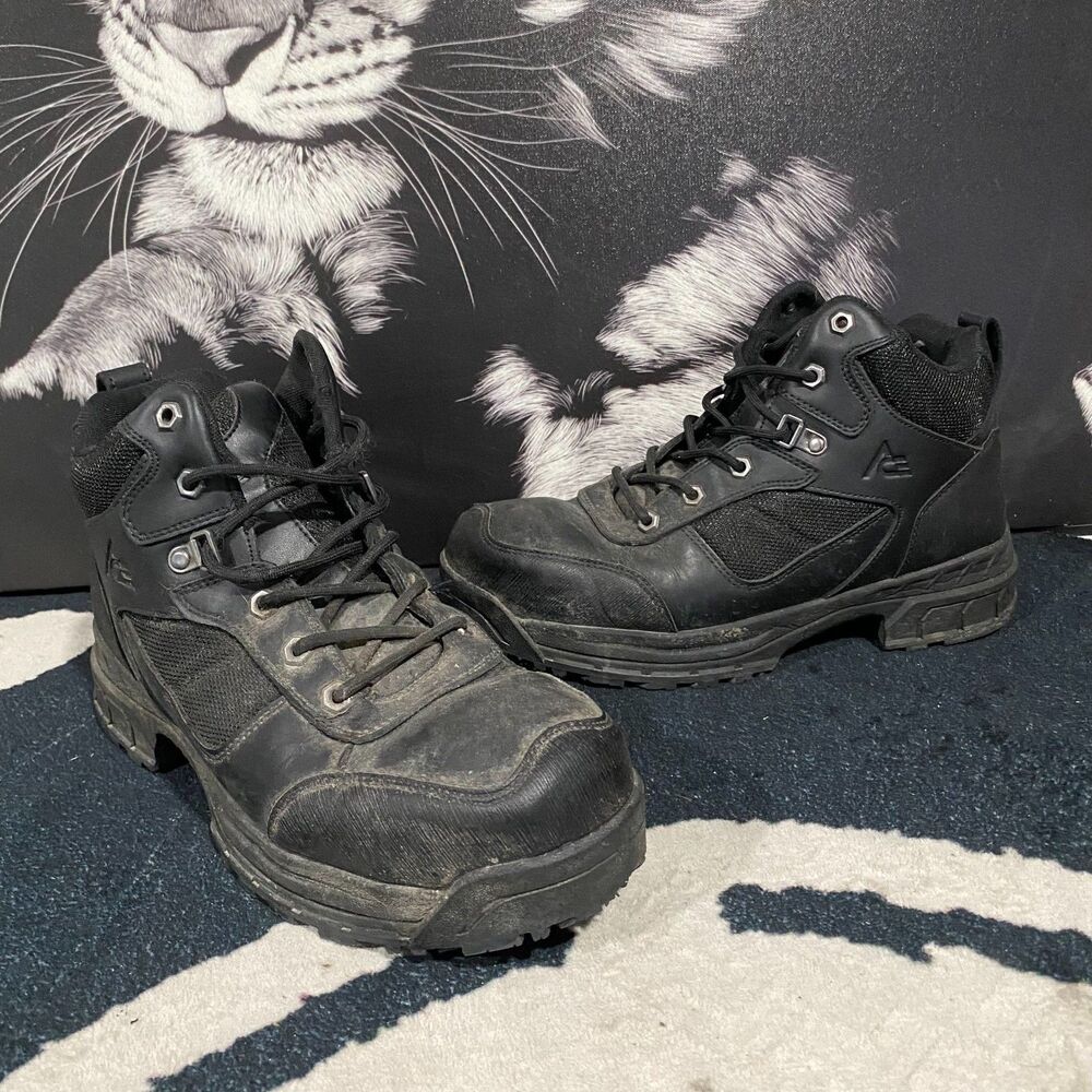 Ace by Crews Voyager II 70927W Combat Boot Unisex M8.5/W10 Black Leather Work